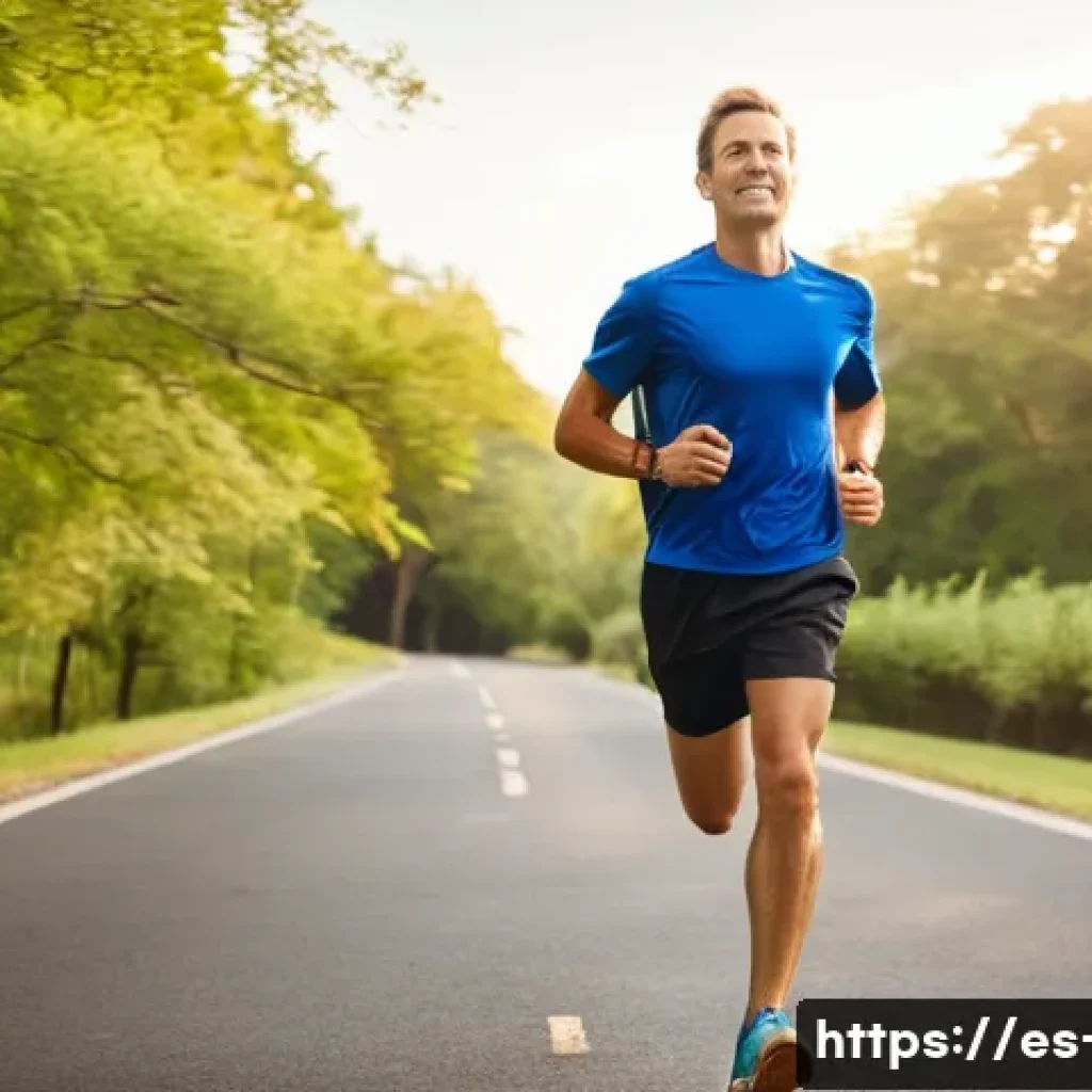 장거리 러닝 페이스 전략 - **Prompt 1: The Mindful Runner**
    "A male long-distance runner in his late 20s, with a calm and f...