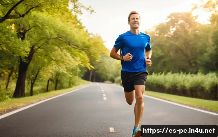 장거리 러닝 페이스 전략 - **Prompt 1: The Mindful Runner**
"A male long-distance runner in his late 20s, with a calm and f...